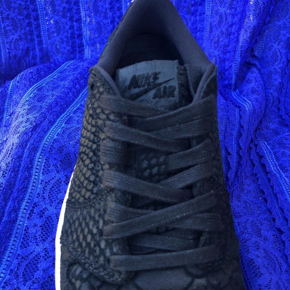 SOLD Women's Nike Jordan 1 Retro Low NS, Black Python- Size 6.5 AJ6004-010 - Picture 12 of 13